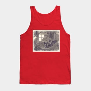 Shark Hunter by Boop Bedo Tank Top